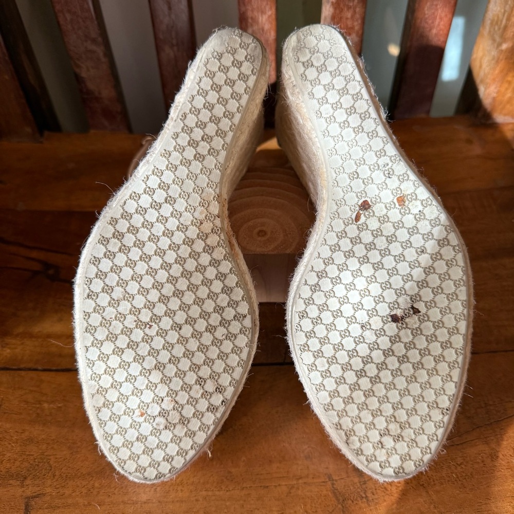 Gucci Cruise 2007 Runway Flora Espadrille Wedges – 7.5 - Picture 12 of 16